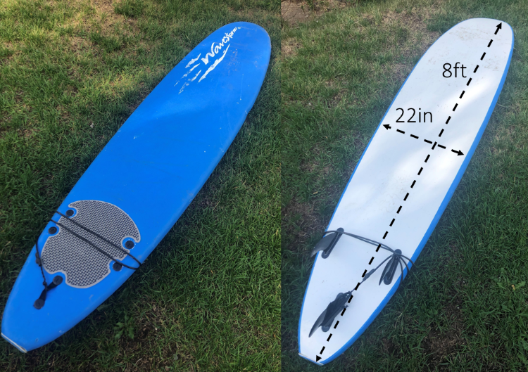 soft top beginner surfboard